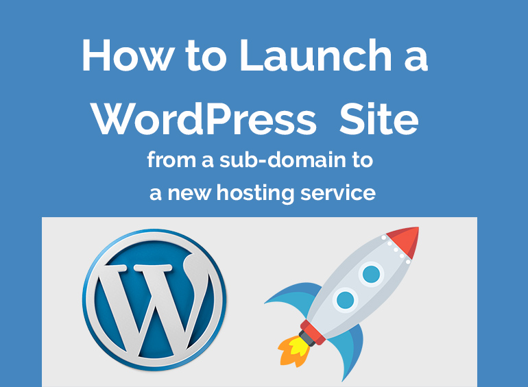 How To Launch a WordPress Site